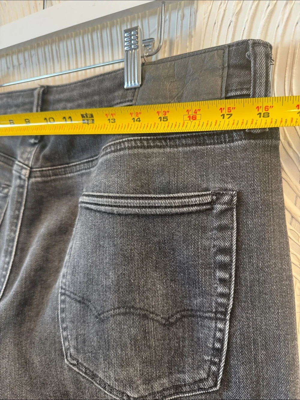 American Eagle Outfitters Men's Dark Gray Skinny Jeans N0554